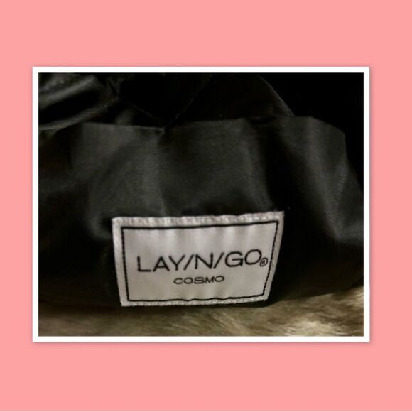 Lay-n-Go Cosmo Drawstring Cosmetic Pouch & Makeup Bag Organizer - Picture 2 of 4